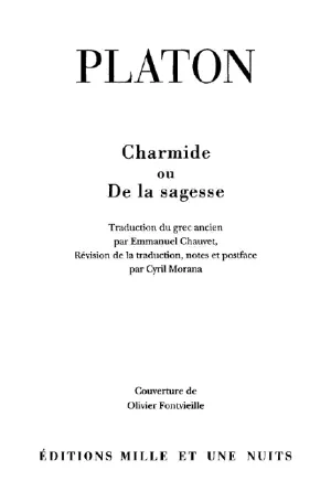 Couverture de Charmide