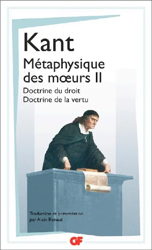 Couverture de Doctrine de la Vertu