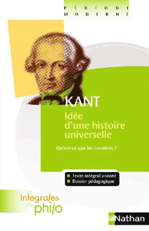 Couverture de Idée d'une Histoire Universelle au Point de vue Cosmopolitique