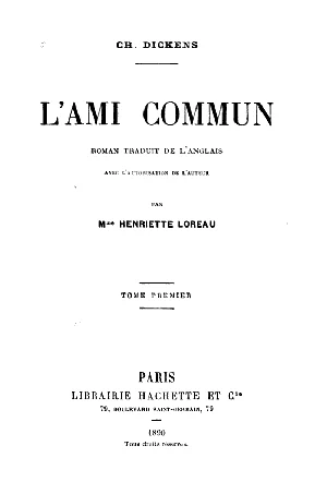Couverture de L'Ami commun