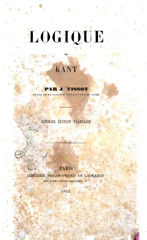 Couverture de Logique De Kant