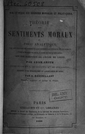 Théorie des sentiments moraux
