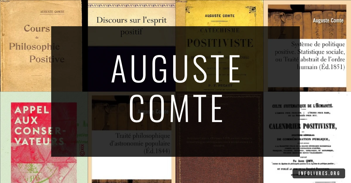 Couvertures de livres d'Auguste Comte