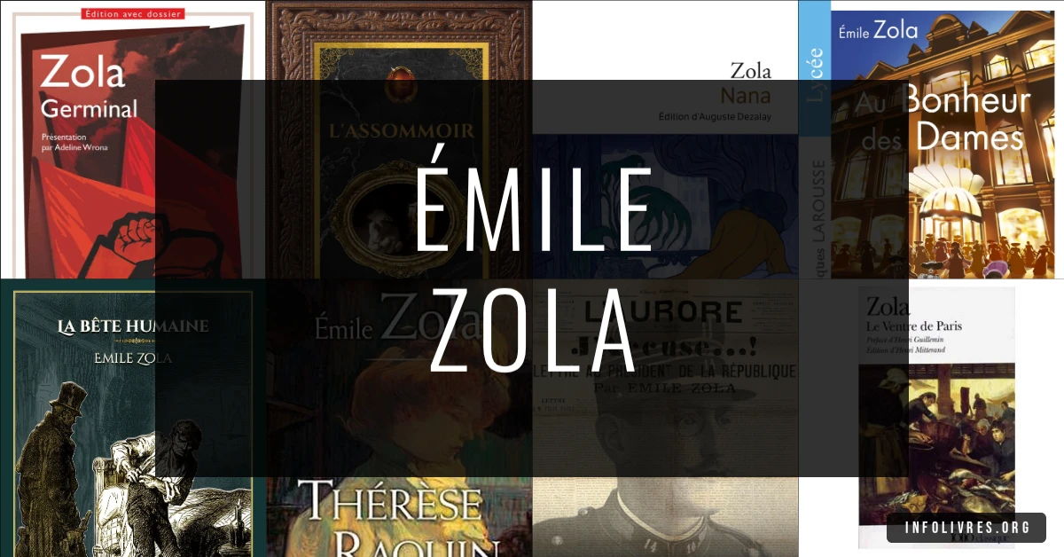 Couvertures de livres d'Émile Zola