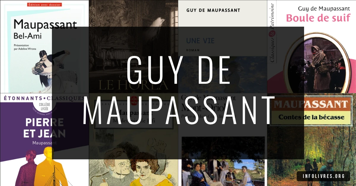 Couvertures de livres de Guy de Maupassant