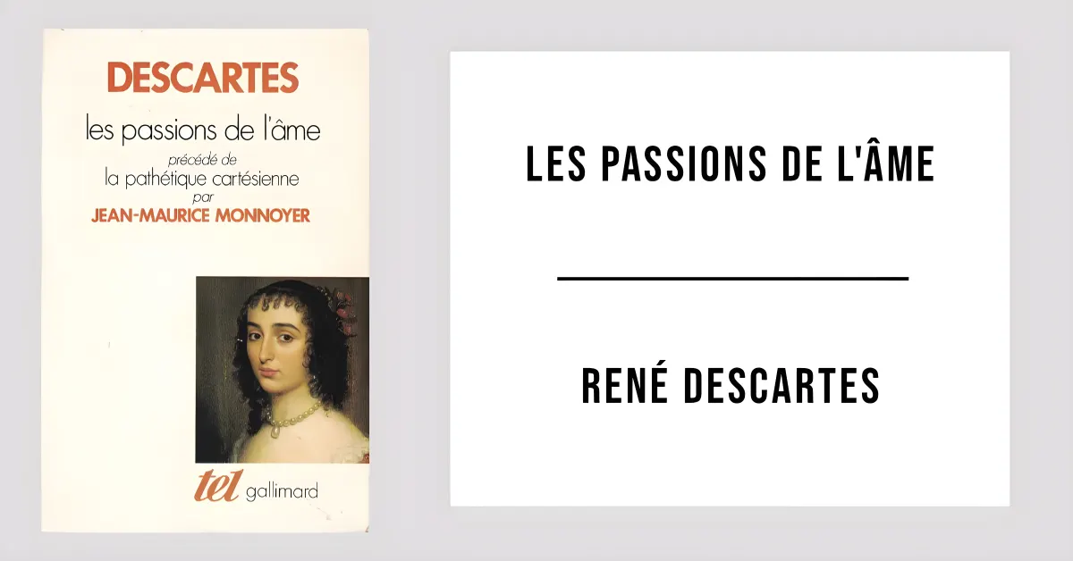 Les Passions de l'Âme par René Descartes, PDF gratuit