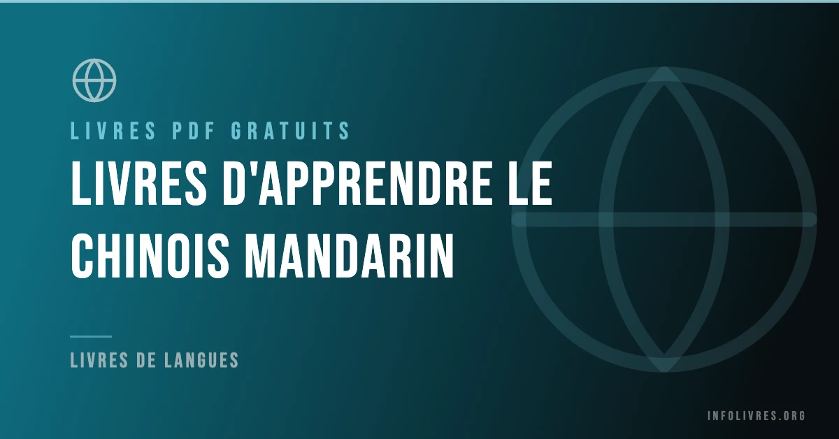 Livres apprendre le chinois mandarin gratuits en PDF