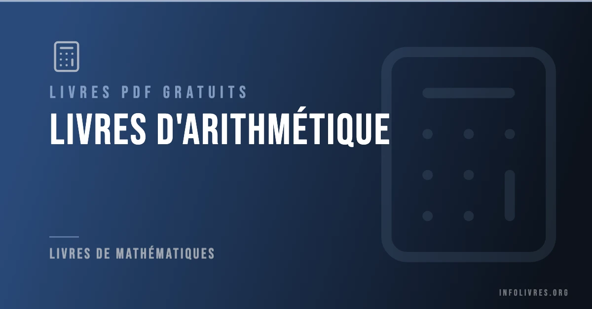 Livres arithmétique gratuits en PDF
