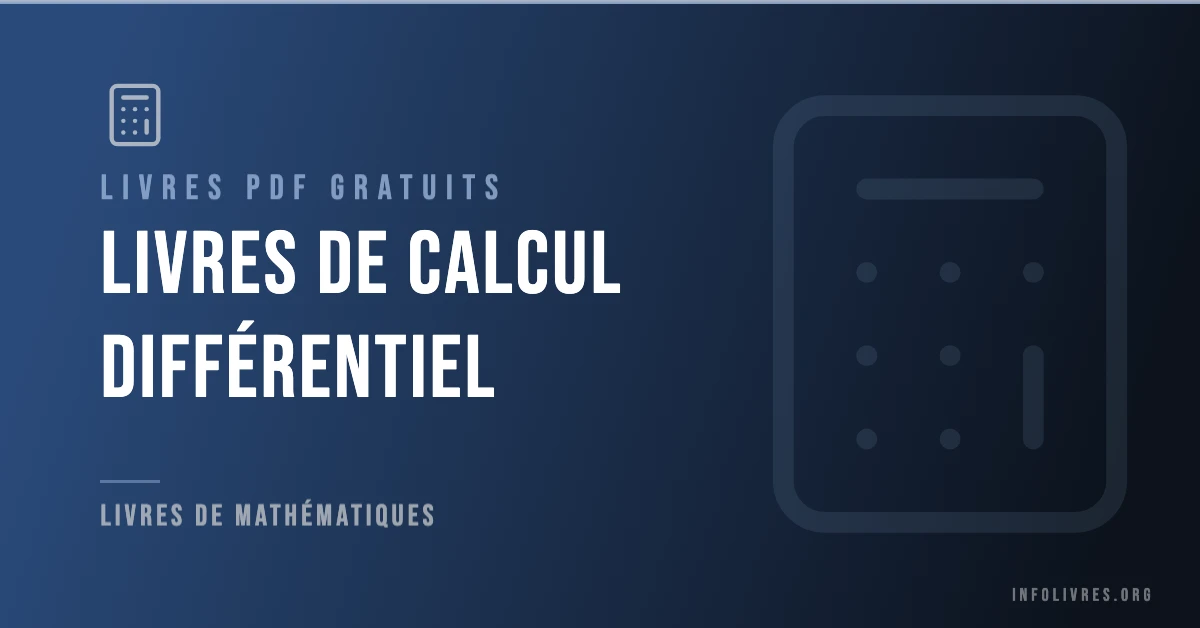 Livres calcul différentiel gratuits en PDF