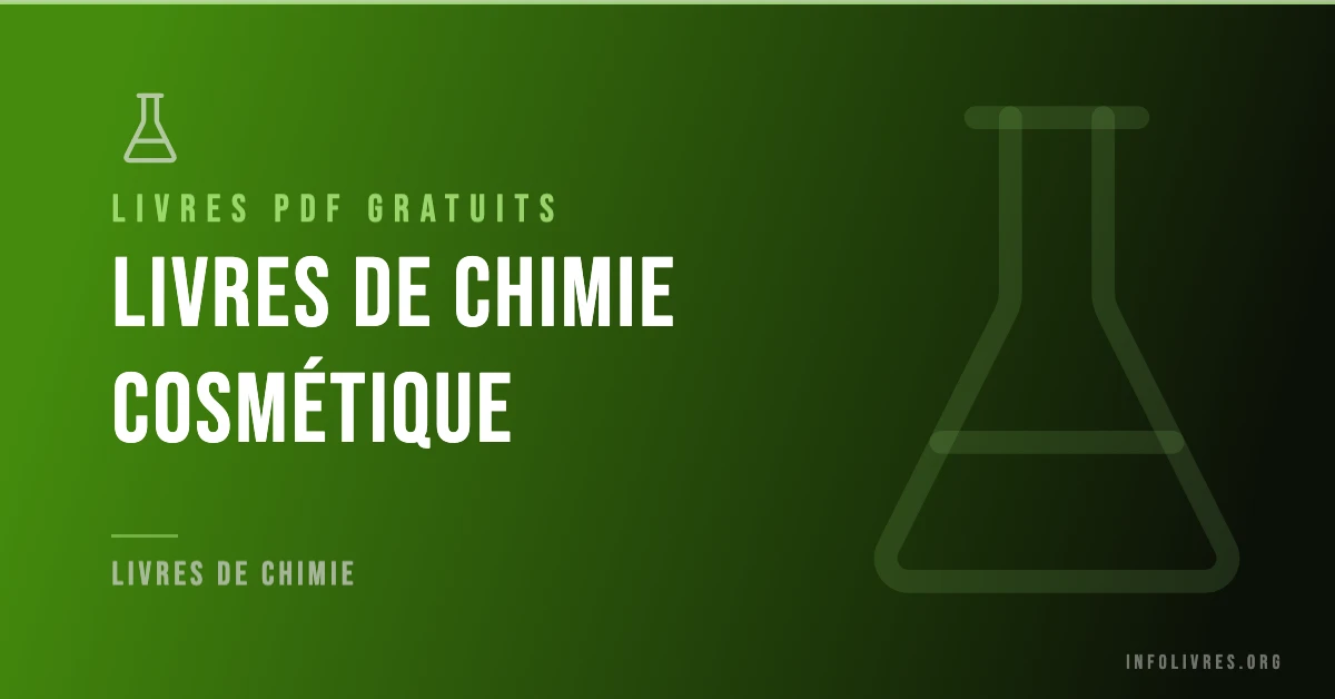 Livres chimie cosmétique gratuits en PDF