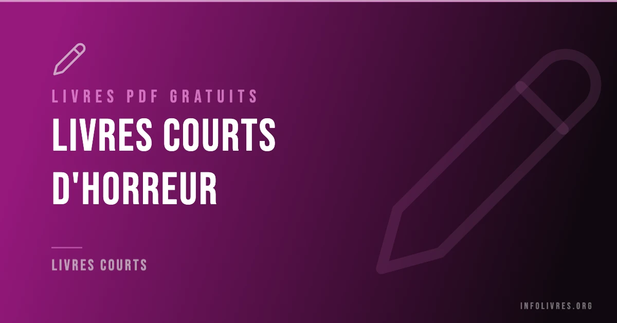 Livres courts d'horreur gratuits en PDF