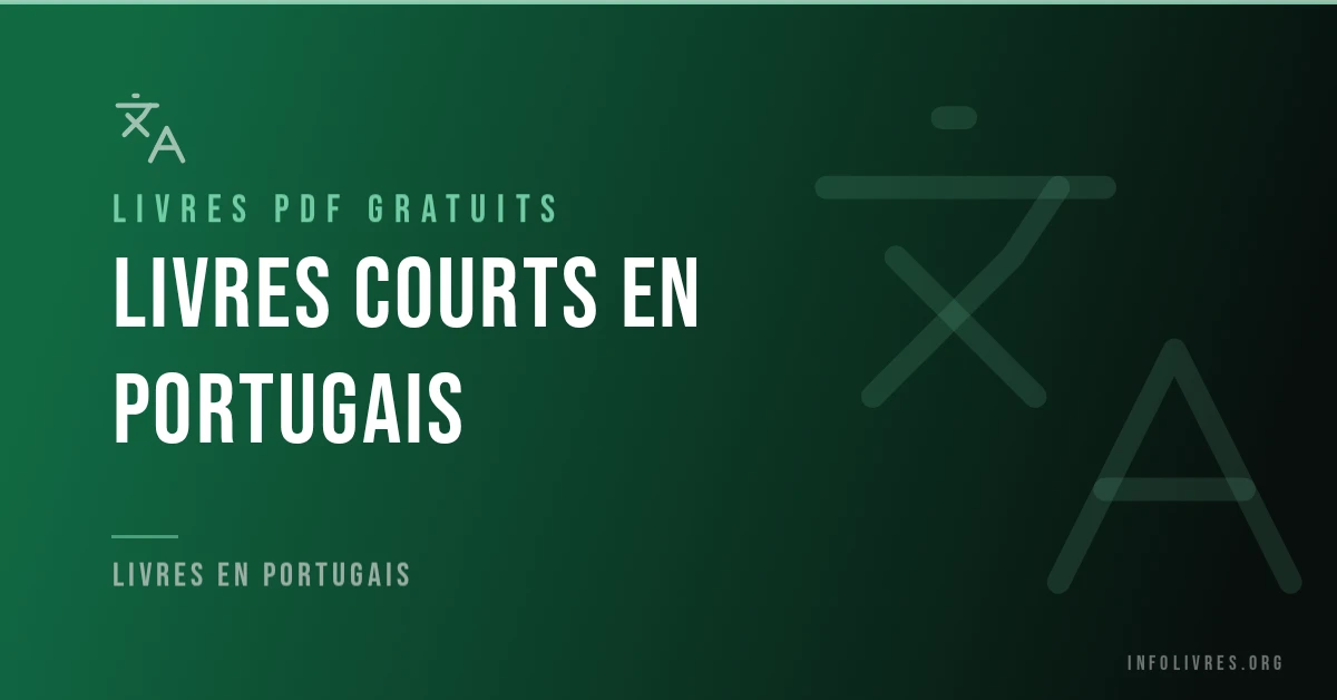 Livres courts en portugais gratuits en PDF.