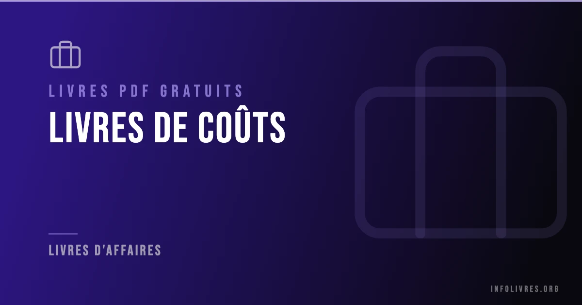 Livres coûts gratuits en PDF