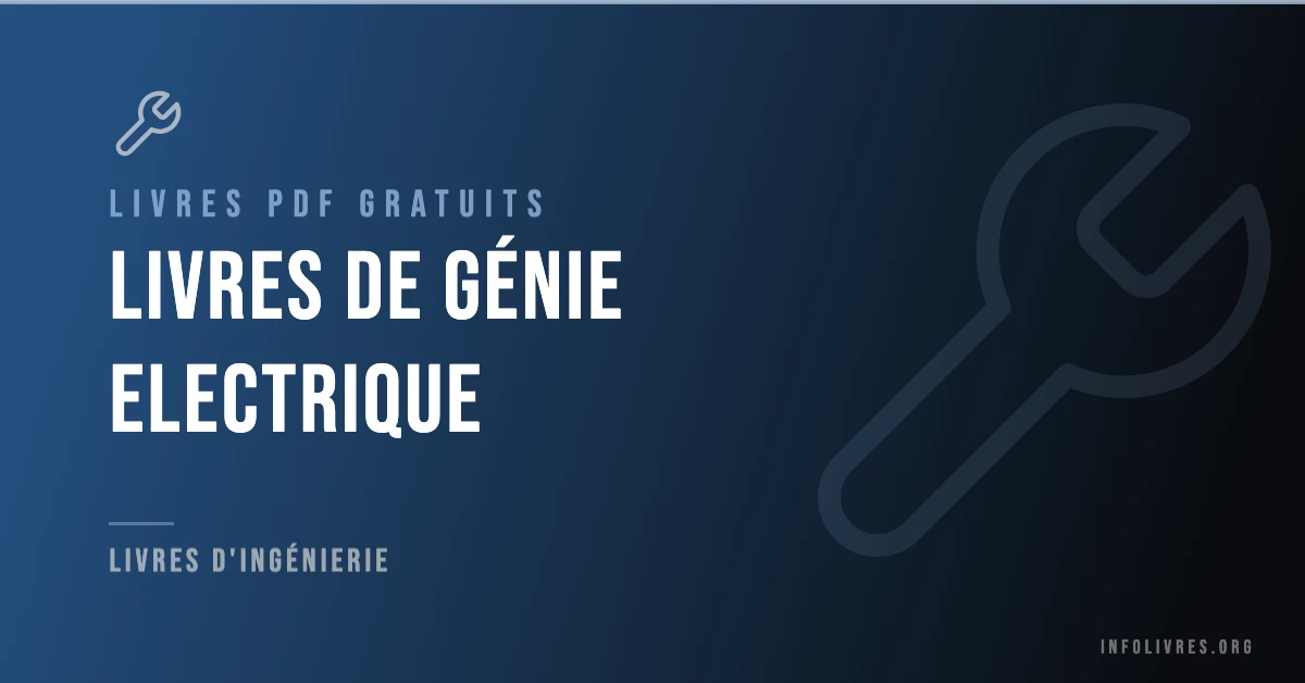Livres génie electrique gratuits en PDF