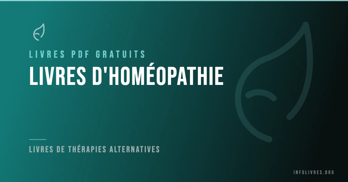 Livres homéopathie gratuits en PDF
