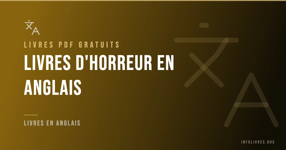 Livres horreur en anglais gratuits en PDF