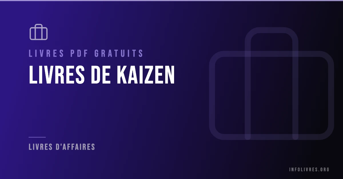 Livres kaizen gratuits en PDF