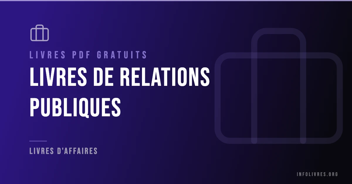 Livres relations publiques gratuits en PDF
