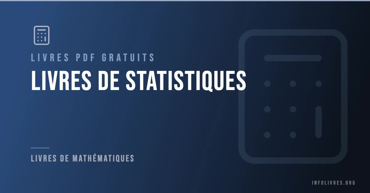 Livres statistiques gratuits en PDF