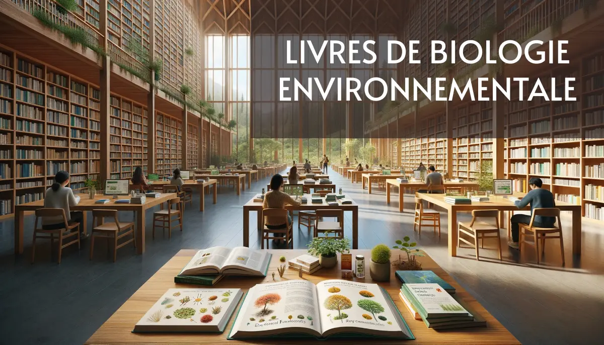 Livres de Biologie Environnementale
