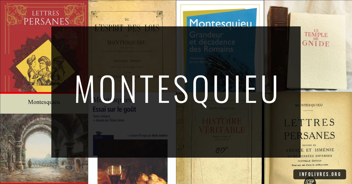 Couvertures de livres de Montesquieu