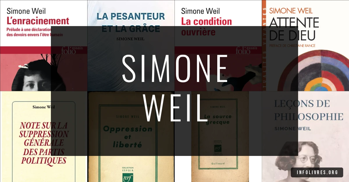Couvertures de livres de Simone Weil