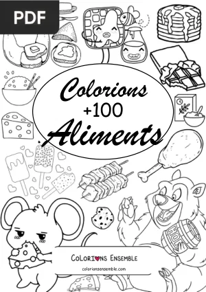+100 Aliments à colorier