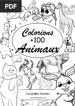 +100 Animaux à colorier