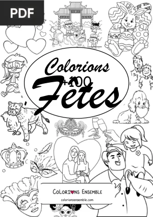 +100 Coloriages de fêtes