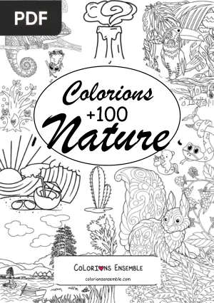 +100 Coloriages sur la nature