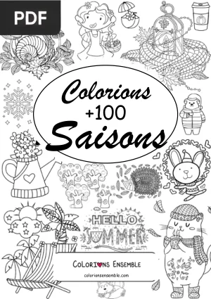 +100 Coloriages sur les saisons