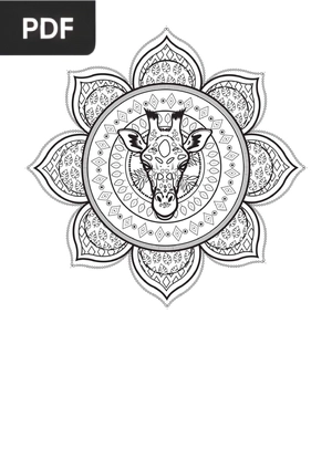 Mandala Girafe