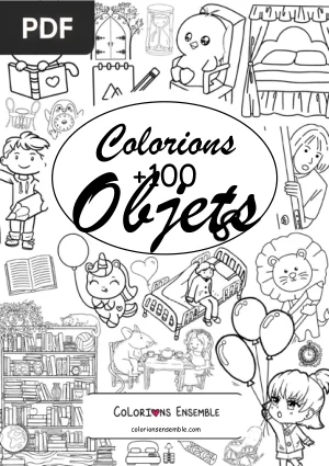 +100 Objets à colorier