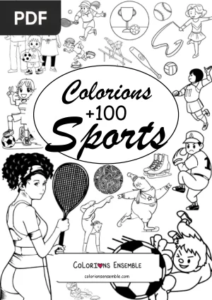 +100 Sports à colorier
