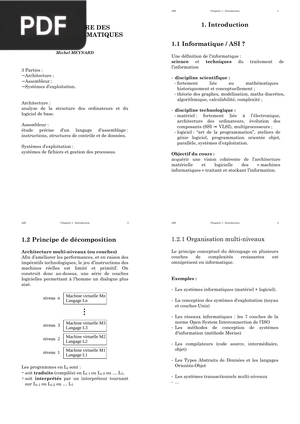 Architecture des systèmes informatiques