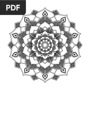Mandala élégant relaxant