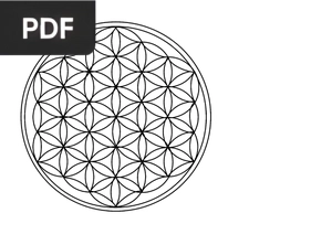 Cercles géométriques rosaces