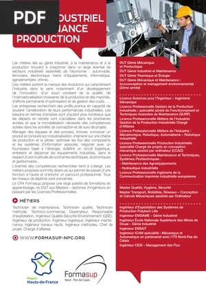 Génie Industriel Maintenance Production