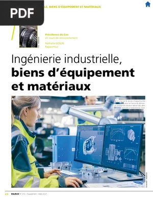 Ingénierie industrielle, biens d’équipement et matériaux