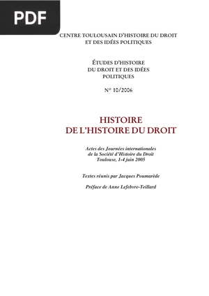 Histoire de l’histoire du droit