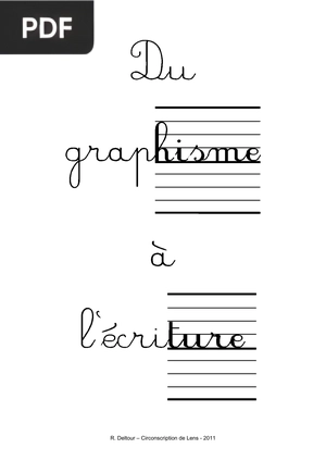 Du graphisme à l'ecriture