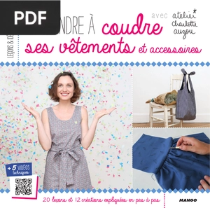 Apprendre à coudre avec atelier Charlotte Auzou
