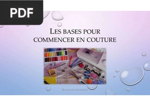 Les bases pour commencer en couture