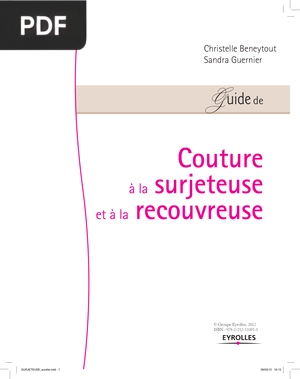 Guide de Couture à la surjeteuse et à la recouvreuse