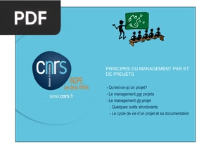 Principes du management par et de projets