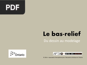 Le bas-relief, du dessin au modelage