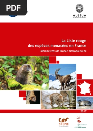 La Liste rouge des espèces menacées en France, mammifères de France métropolitaine