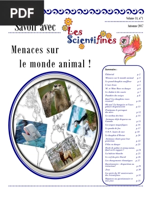 Menaces sur le monde animal
