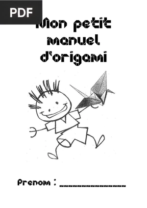 Mon petit manuel d’origami