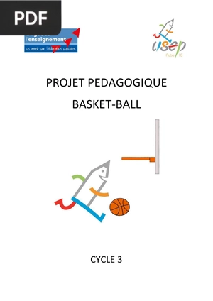 Projet pedagogique basket-ball